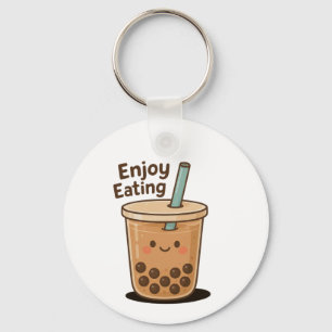 Sweet Pearl Charm Key Ring