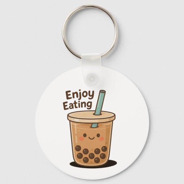 Sweet Pearl Charm Key Ring (Front)