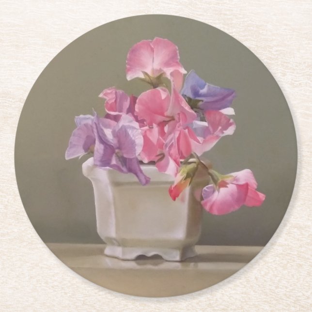 Sweet Peas Coaster (Front)