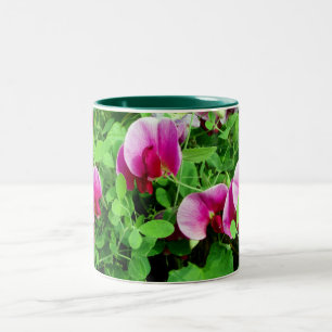Sweet Peas design mug