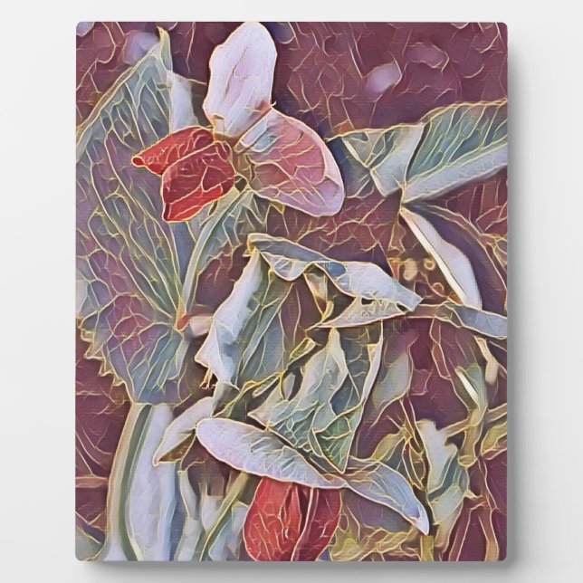 SWEET PEAS   PLAQUE (Front)