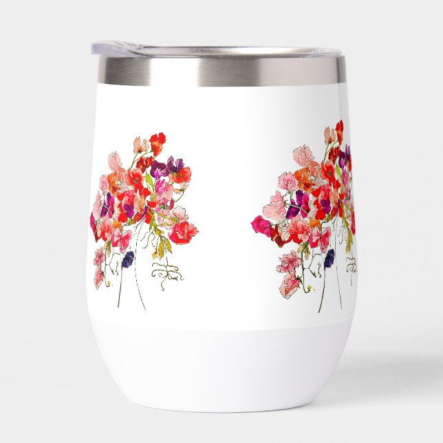 Sweet Peas Water Bottle (Right)