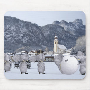 Sweet Pengphants Mouse Mat