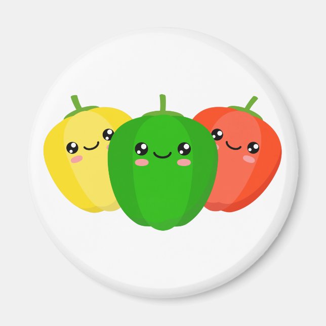 Sweet Peppers Magnet (Front)