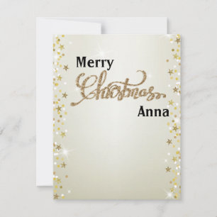 Sweet, Perfect, Christmas Holiday Card