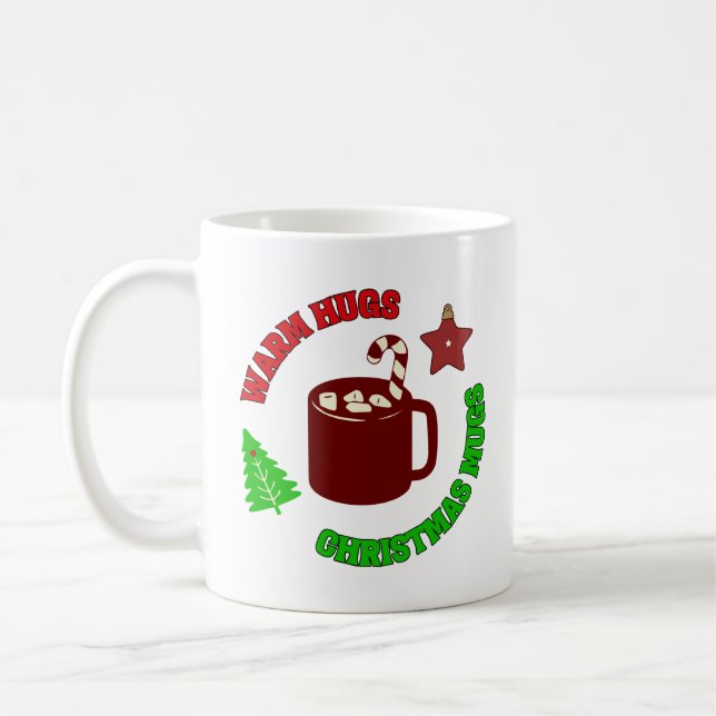 Sweet Personalised Aunt's Christmas Coffee Mug (Left)
