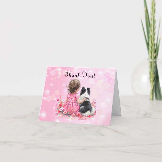 Sweet Personalized Baby Shower Thank you  (Front)