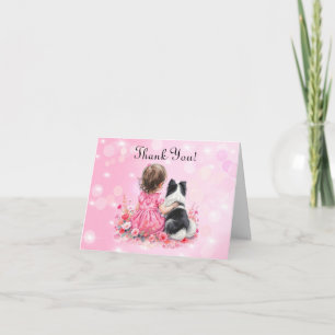 Sweet Personalized Baby Shower Thank you  Card