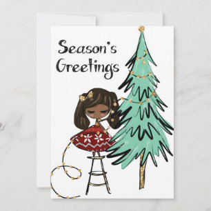 Sweet Petite Season's Greeting's Holiday Card