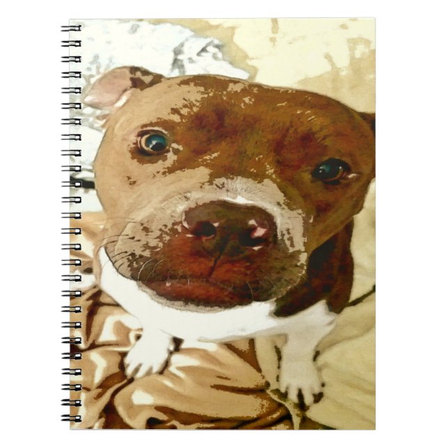 Sweet Pibble Face Notebook (Front)