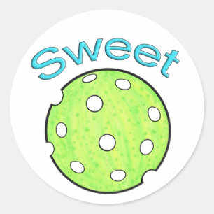 Sweet Pickle Pickleball Classic Round Sticker