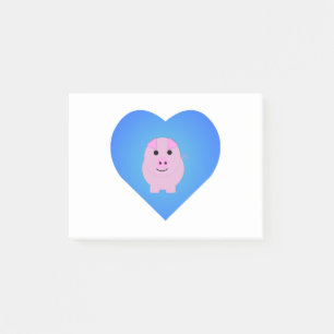 Sweet Piggy Love Post-it Notes