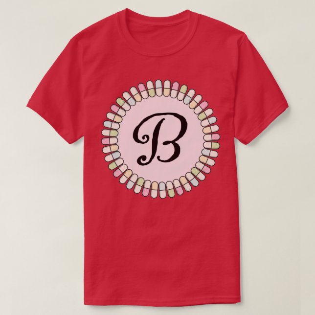Sweet pills Initial B T-Shirt (Design Front)