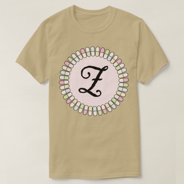 Sweet pills Initial Z 1 T-Shirt (Design Front)