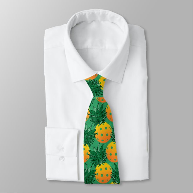 Sweet pineapple pickleball  tie (Tied)