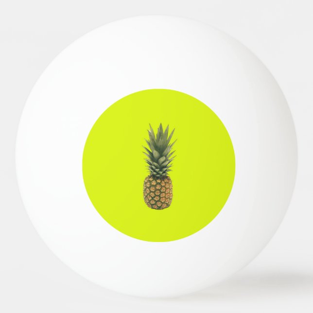 Sweet Pineapple Ping Pong Ball (Back)