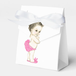Sweet Pink Baby Girl Shower Favour Box