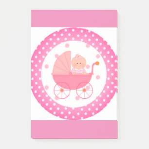 Sweet Pink Baby post-it notes