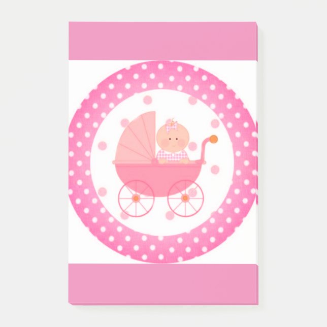 Sweet Pink Baby post-it notes (Front)
