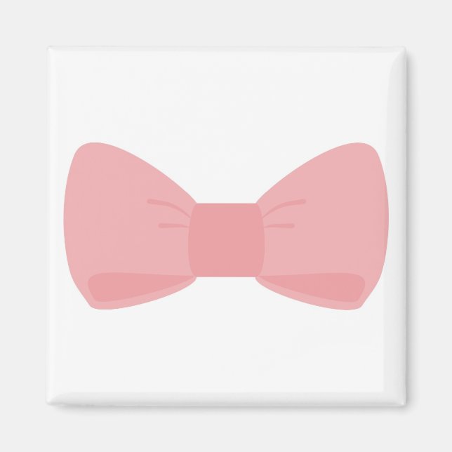 Sweet pink bow magnet (Front)
