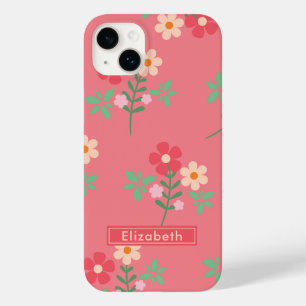 Sweet Pink Daisy Bouquet Retro Case-Mate iPhone 14 Plus Case