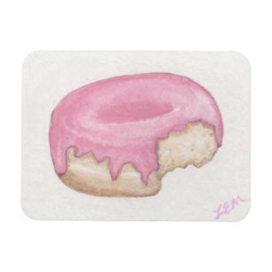 Sweet Pink Doughnut Magnet
