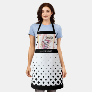 Sweet Pink Elephant - Peanut Smiles  Apron