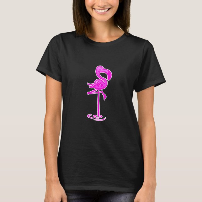 Sweet Pink Flamingo T-Shirt (Front)