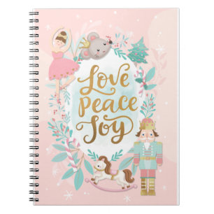 Sweet Pink Nutcracker Ballerina Notebook & Journal