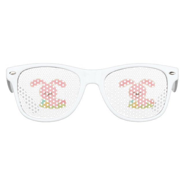 sweet pink rabbit kids sunglasses (Front)