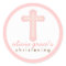 Sweet Pink Religious Celebration Cross