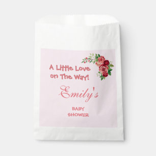 Sweet Pink Teddy Bear Baby Shower  Favour Bags