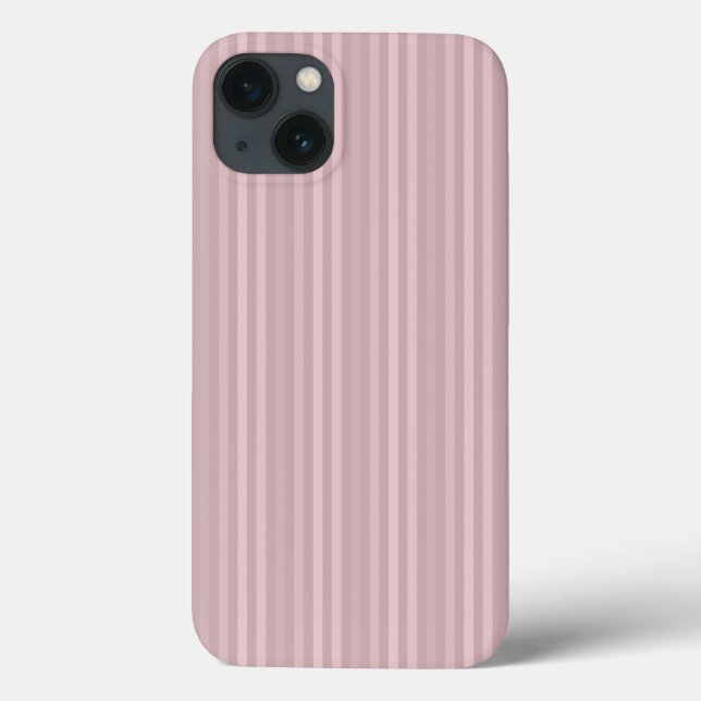 Sweet Pink Vertical Stripes Pattern Case-Mate iPhone Case (Back)