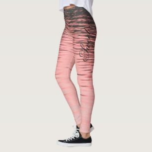 Sweet Pink Zebra Leggings