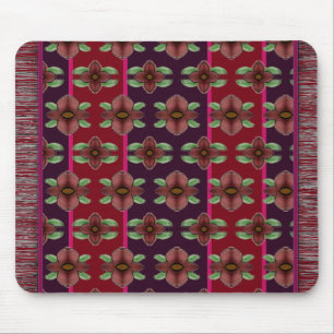 Sweet Plum Flowered Designer Mouse Mat