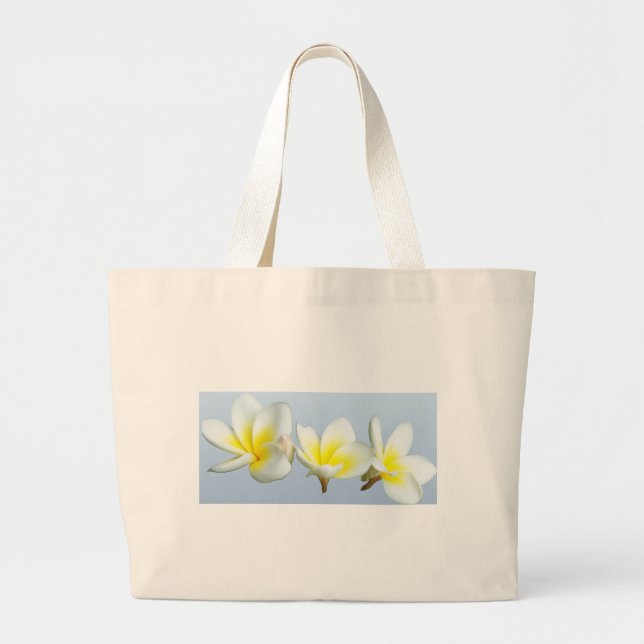 Sweet Plumeria Large Tote Bag (Front)