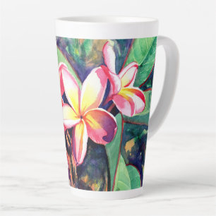 Sweet Plumeria Latte Mug