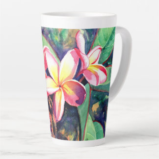 Sweet Plumeria Latte Mug