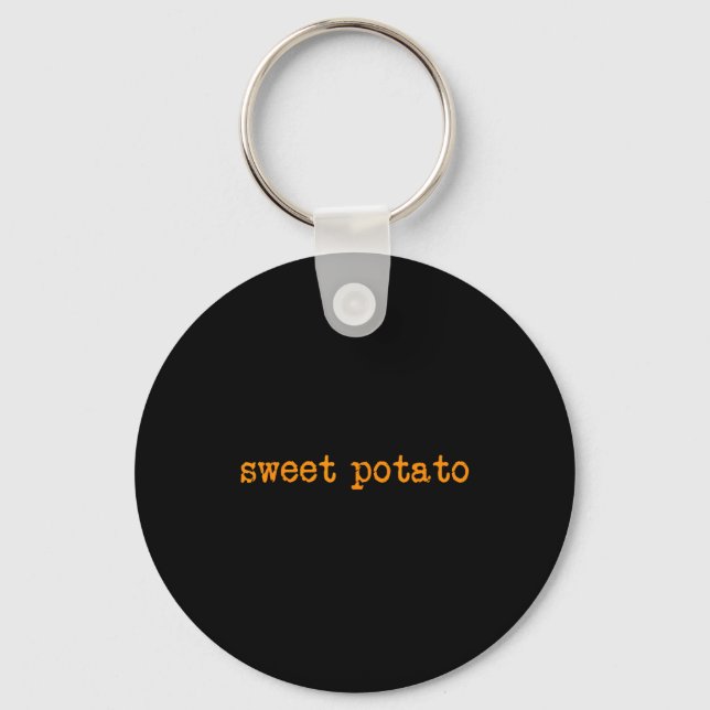 Sweet Potato And Kind Of Rude Potato  Key Ring (Front)