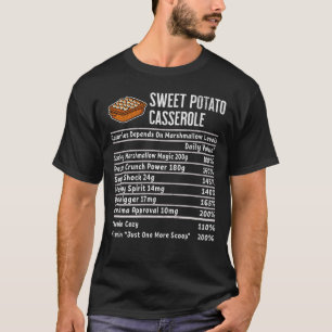 Sweet Potato Casserole Thanksgiving Recipe T-Shirt