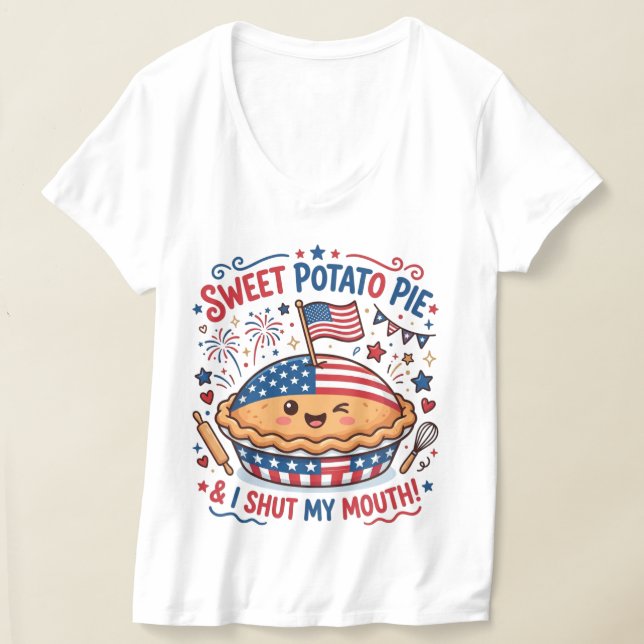Sweet Potato  Pie  T-Shirt (Laydown)