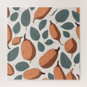 Sweet Potato Seamless Pattern Jigsaw Puzzle