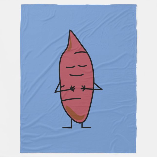 Sweet Potato Yam Yams Potatoes happybaked roasted Fleece Blanket (Front)