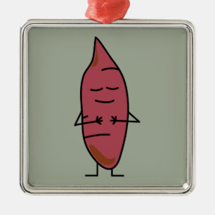 Sweet Potato Yam Yams Potatoes happybaked roasted Metal Tree Decoration