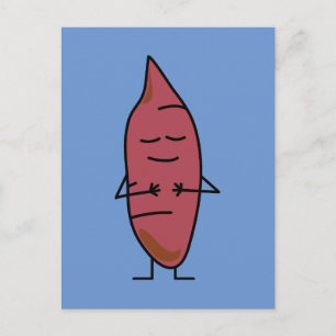 Sweet Potato Yam Yams Potatoes happybaked roasted Postcard