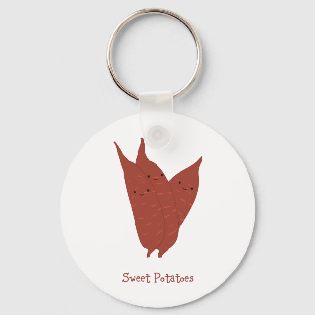 Sweet Potatoes Key Ring (Front)