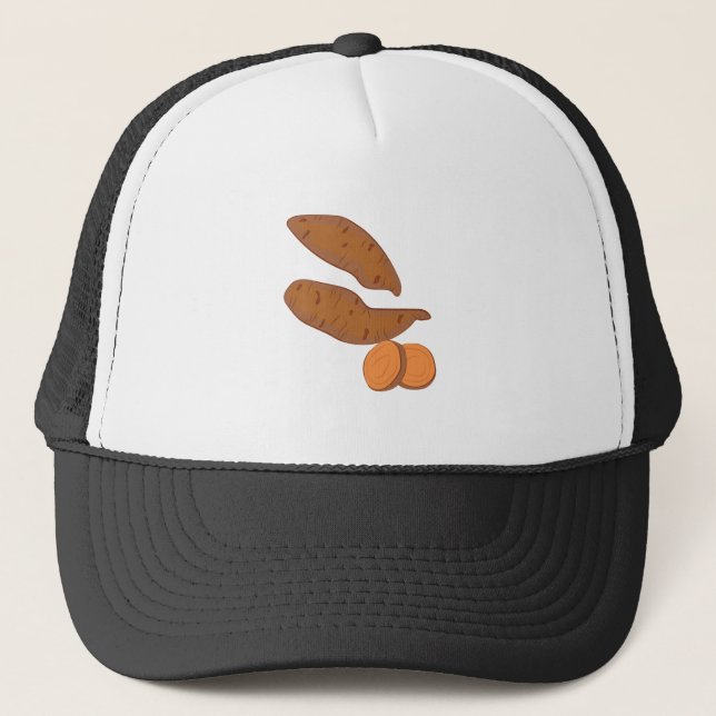 Sweet Potatoes Trucker Hat (Front)