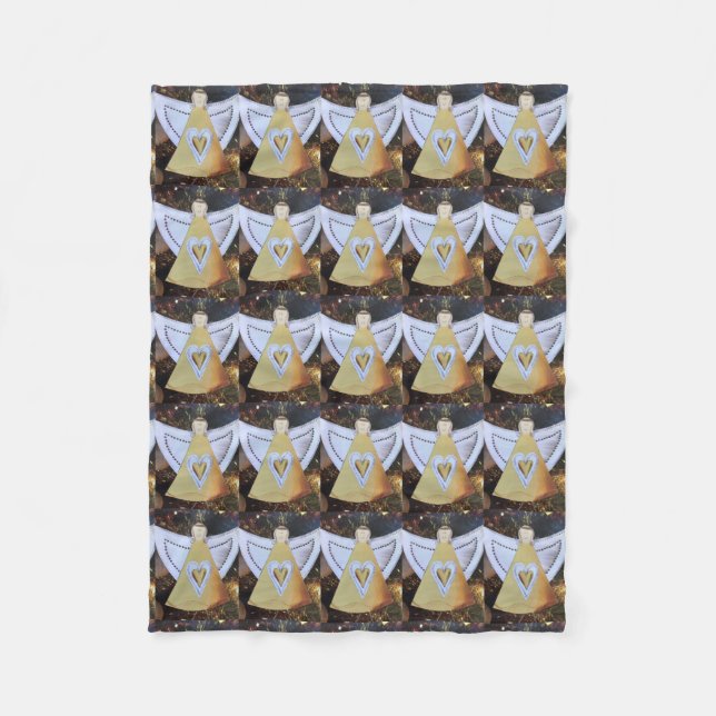 *SWEET PRECIOUS ANGLES GALORE*  CHRISTMAS BLANKET (Front)
