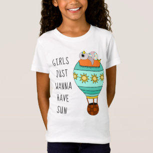 Sweet & Pretty "Girls Just Wanna Have Sun'" Bird T-Shirt