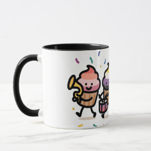 Sweet Pride Parade – Cupcake Band Celebration Mug